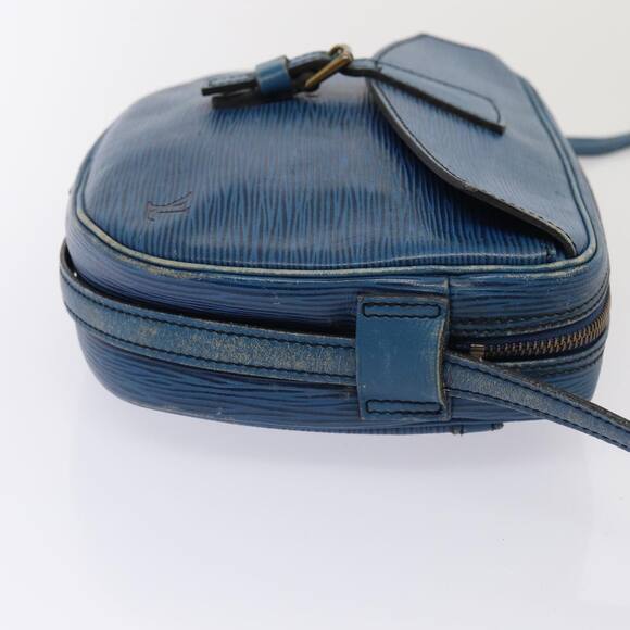 LOUIS VUITTON Epi June Feuille MM Shoulder Bag Blue M52155 - Picture 4 of 13